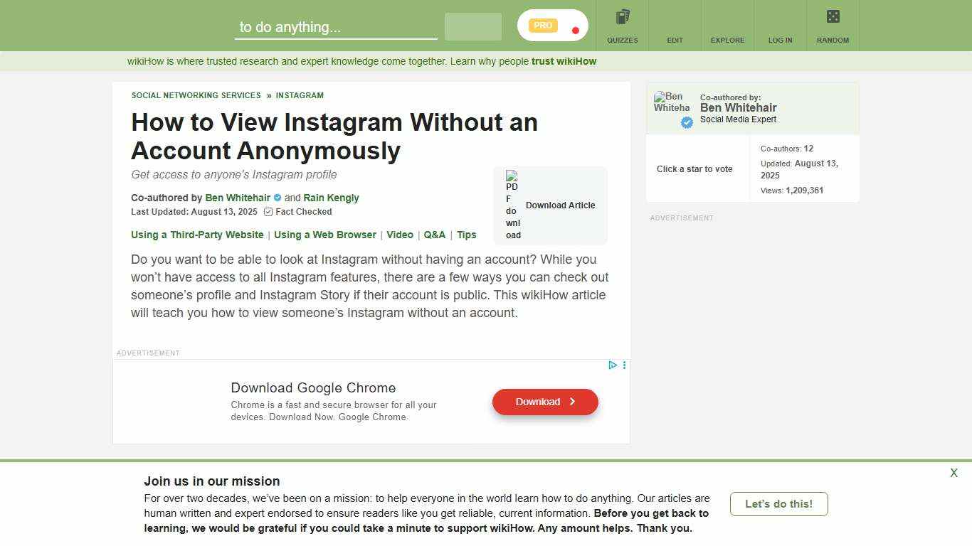 How to See Instagram Without an Account: Profile & Stories